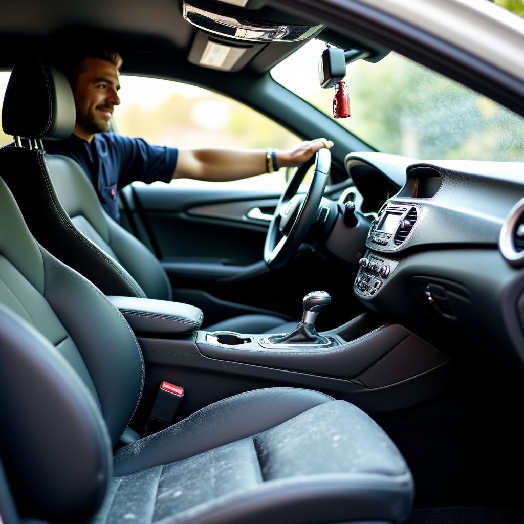 Curățare interioară auto